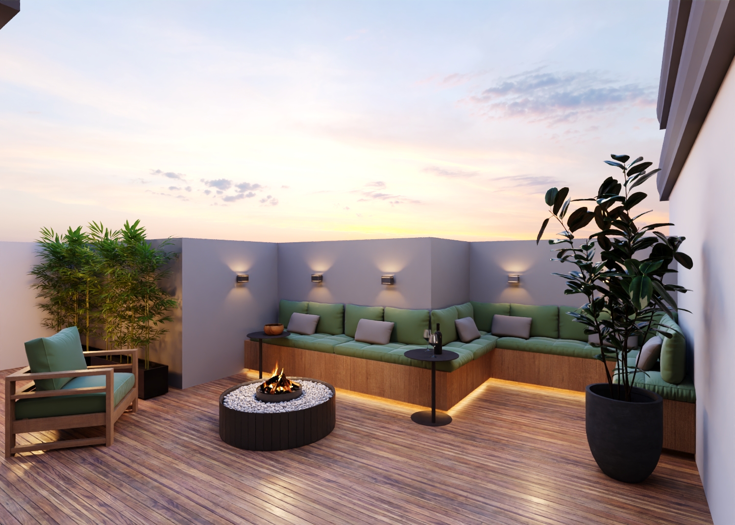 Perspectiva 3D dos ambientes do El Shaday
