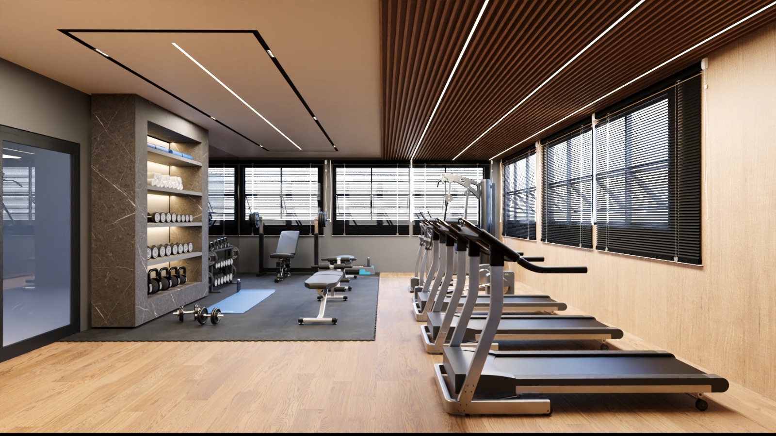 Perspectiva 3D dos ambientes do El Shaday