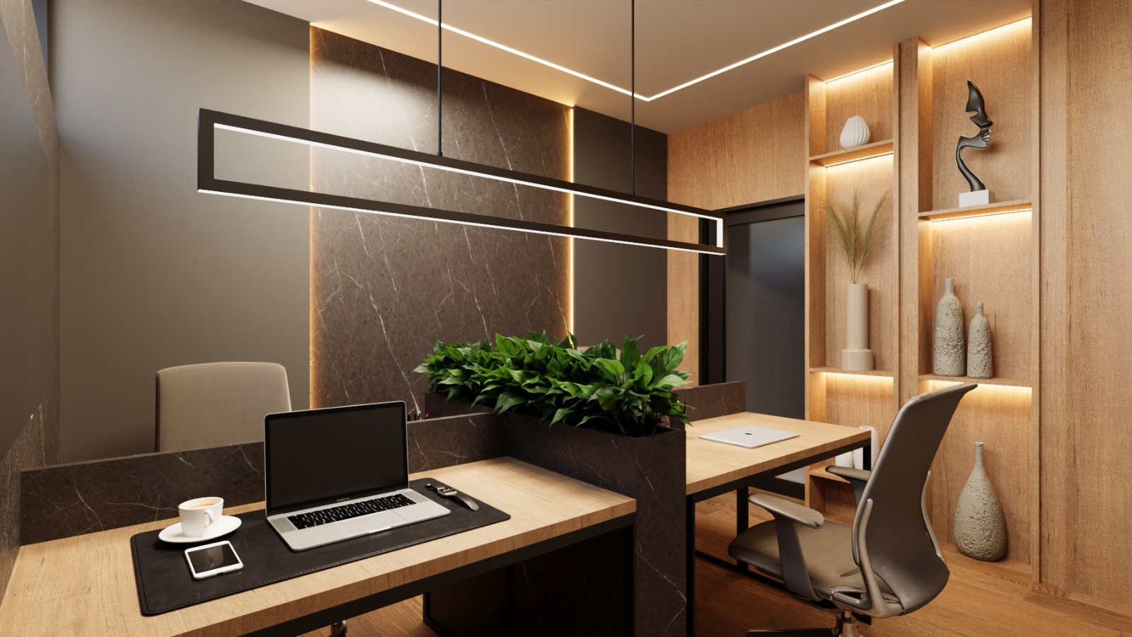 Perspectiva 3D dos ambientes do El Shaday